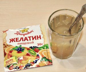 Желатиновая смесь желатин
